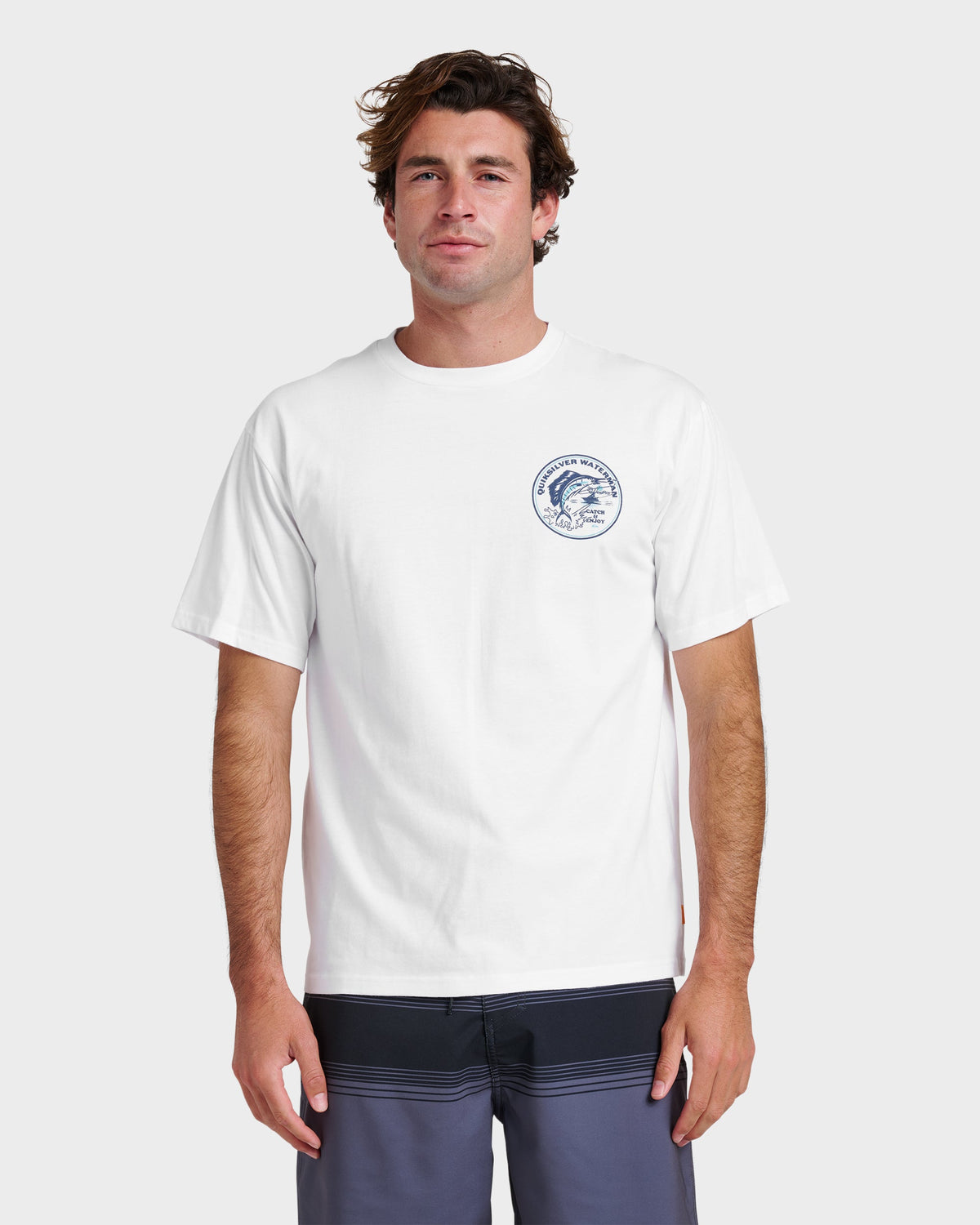 Waterman Catch & Release Classic T-shirt - White | Quick Silver