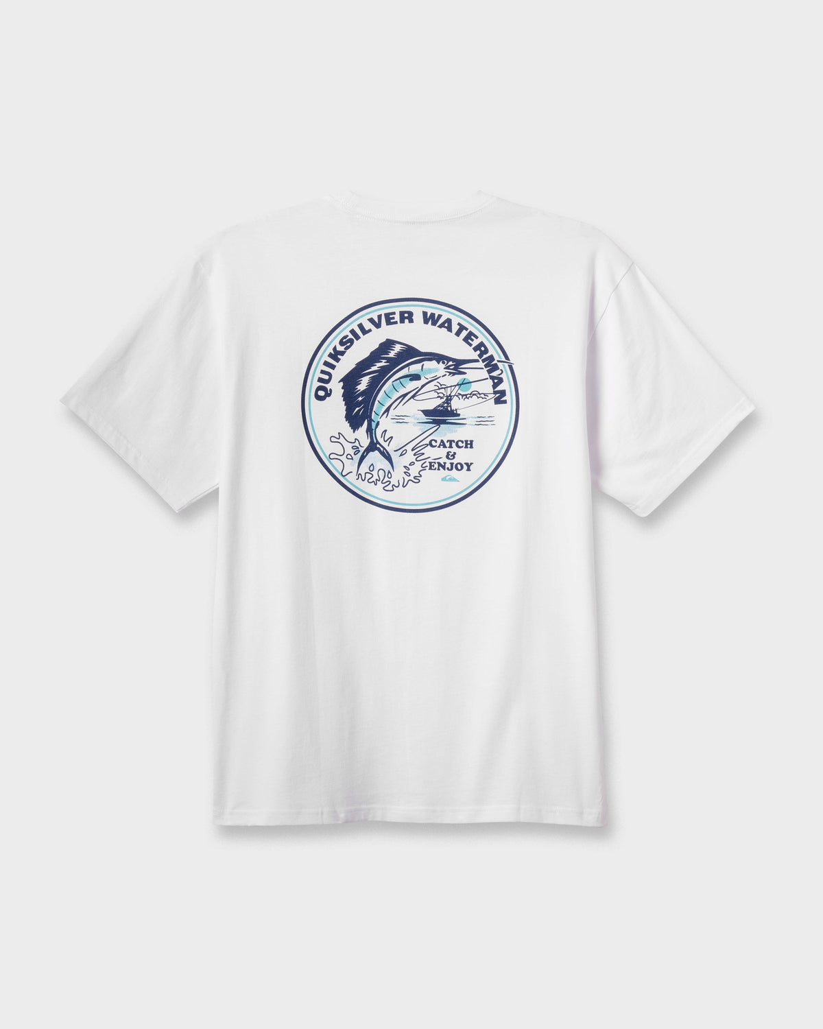 Waterman Catch & Release Classic T-shirt - White | Quick Silver