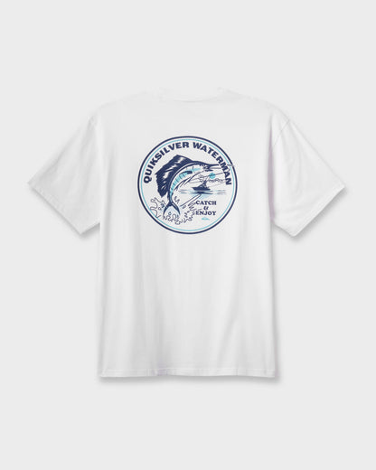 Waterman Catch & Release Classic T-shirt - White | Quick Silver