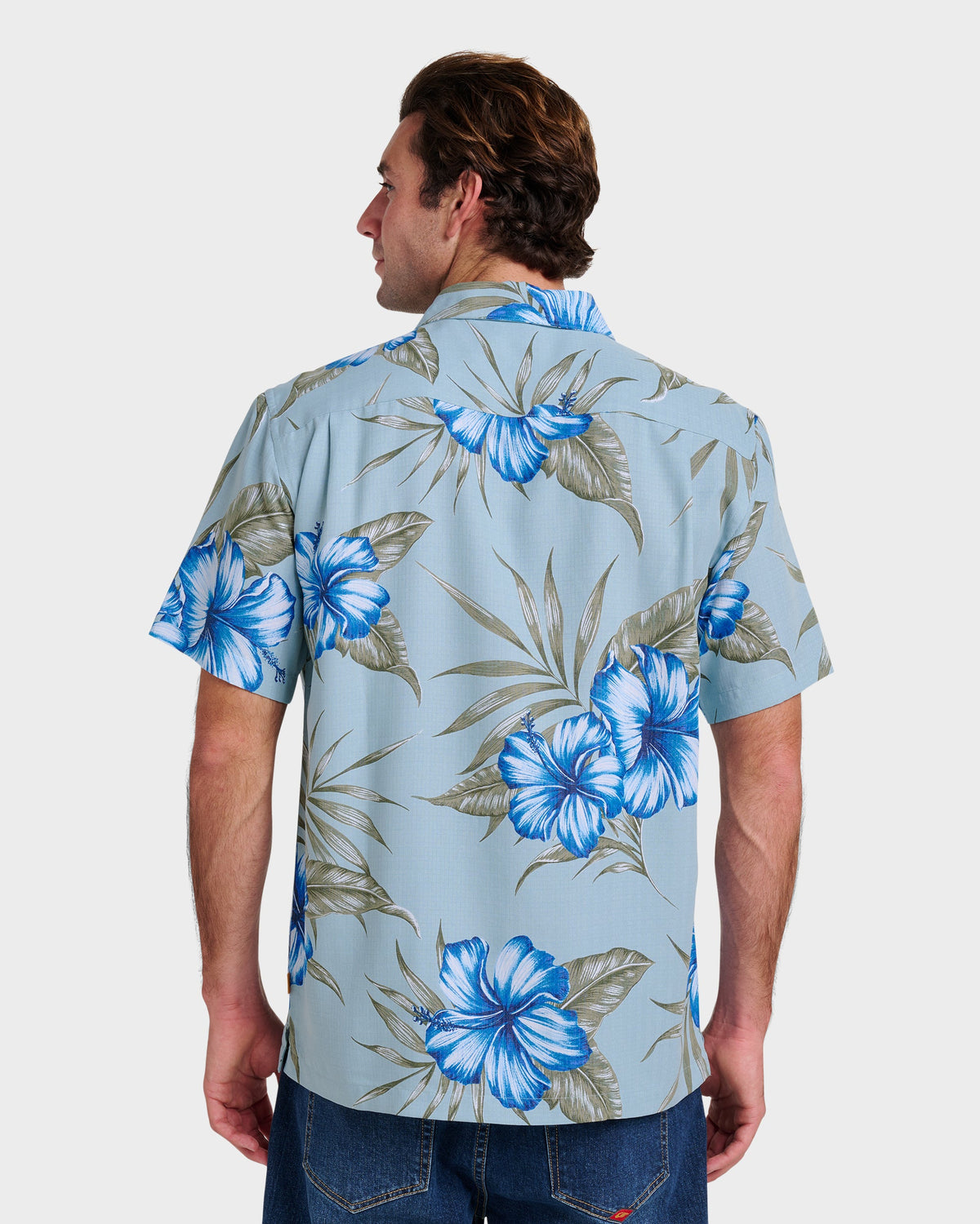 Waterman Tropical Dream Shirt - Sterling Blue | Quick Silver