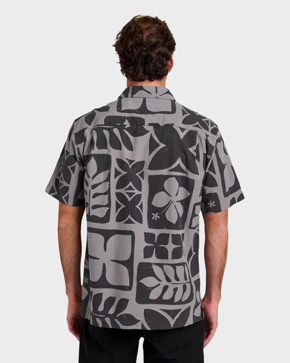 Waterman Tiki Island Shirt - Phantom | Quick Silver