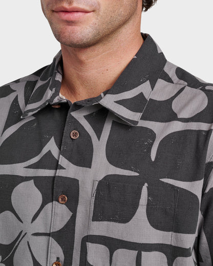 Waterman Tiki Island Shirt - Phantom | Quick Silver