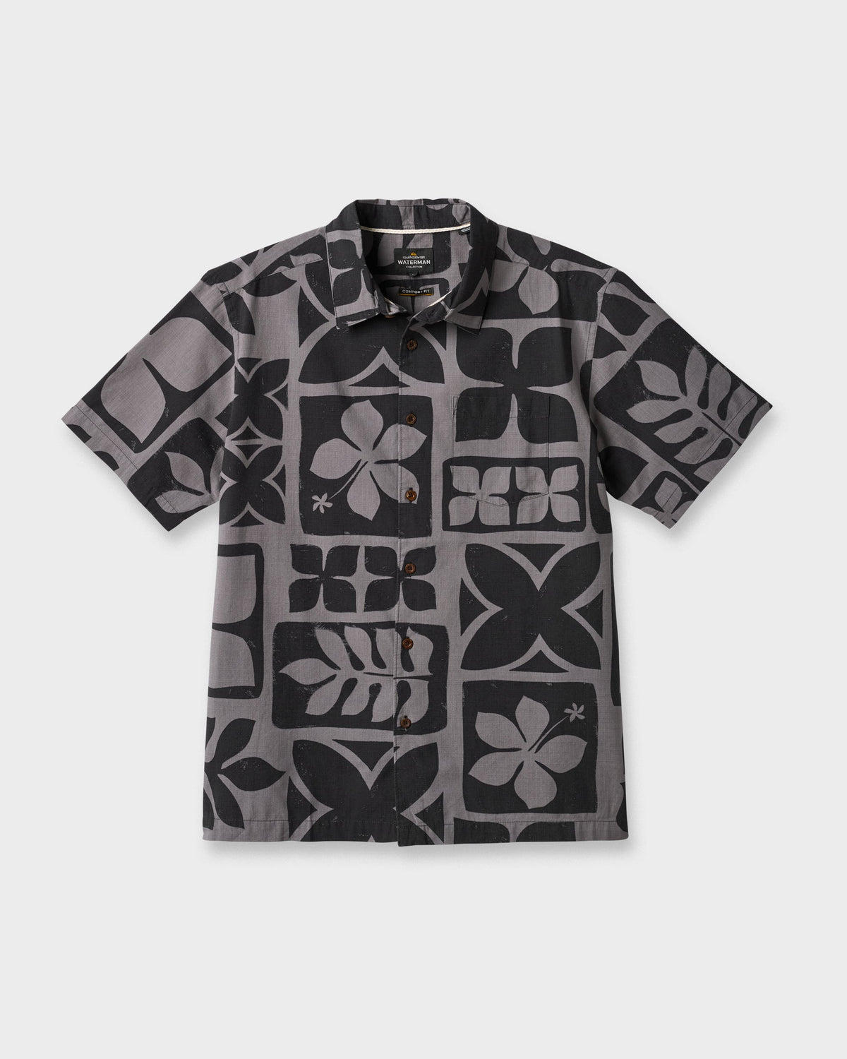 Waterman Tiki Island Shirt - Phantom | Quick Silver