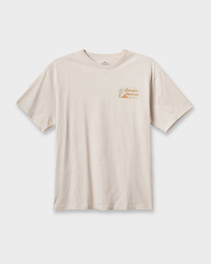Waterman Tropic Island Classic T-shirt - Moonbeam | Quick Silver
