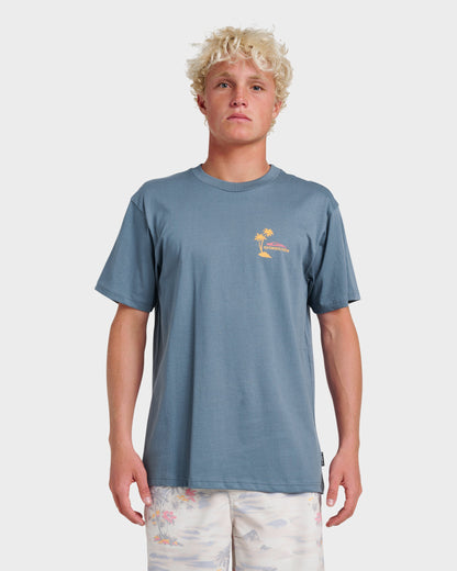 Tropical Surf Classic T-shirt - China Blue | Quick Silver