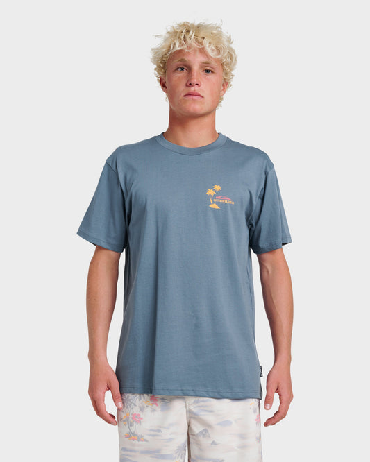 Tropical Surf Classic T-shirt - China Blue | Quick Silver