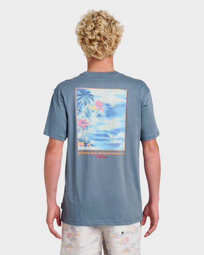 Tropical Surf Classic T-shirt - China Blue | Quick Silver