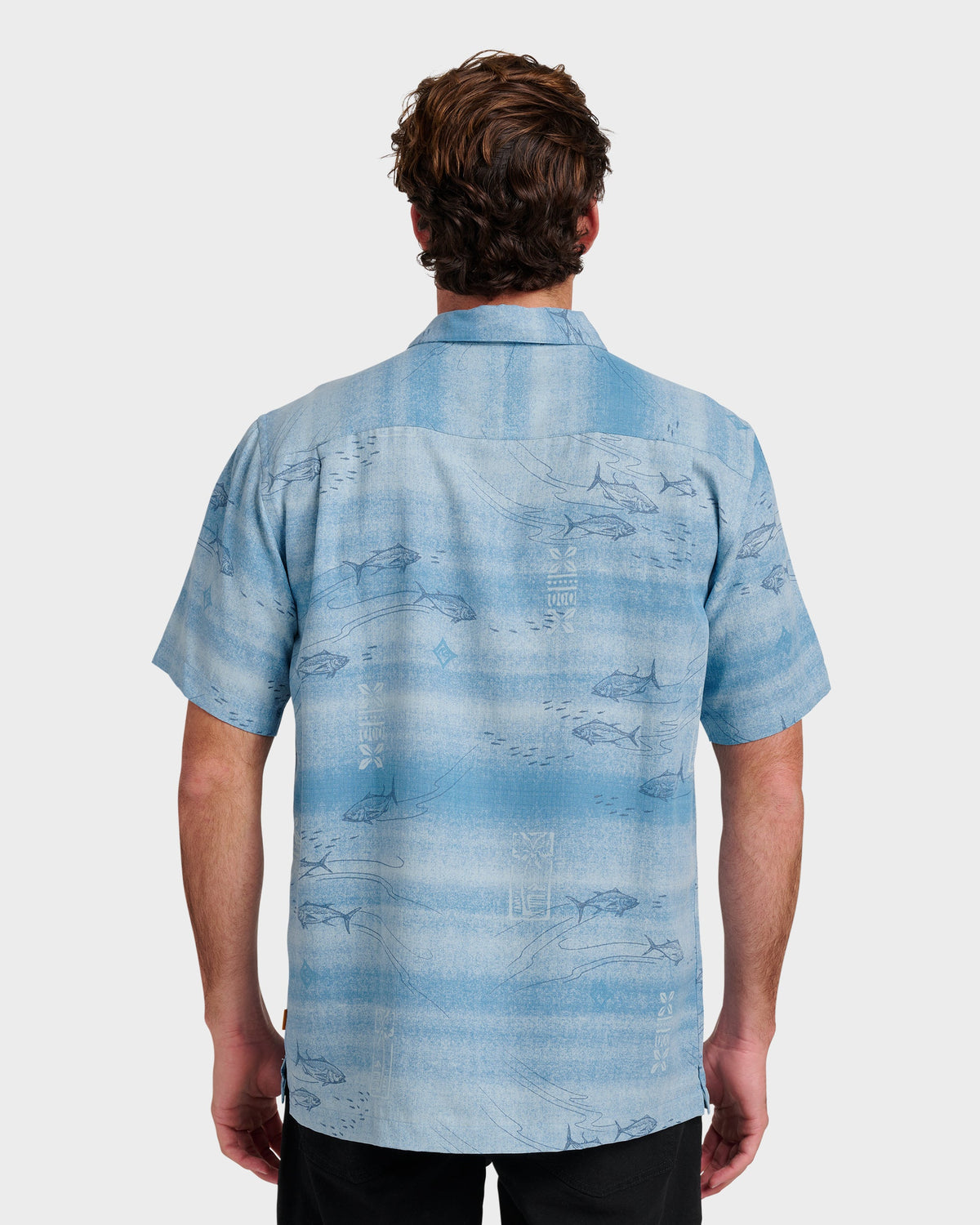 Waterman Go Fish Shirt - Sterling Blue | Quick Silver