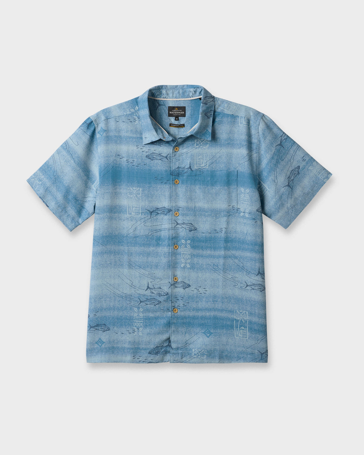 Waterman Go Fish Shirt - Sterling Blue | Quick Silver
