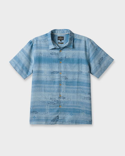 Waterman Go Fish Shirt - Sterling Blue | Quick Silver