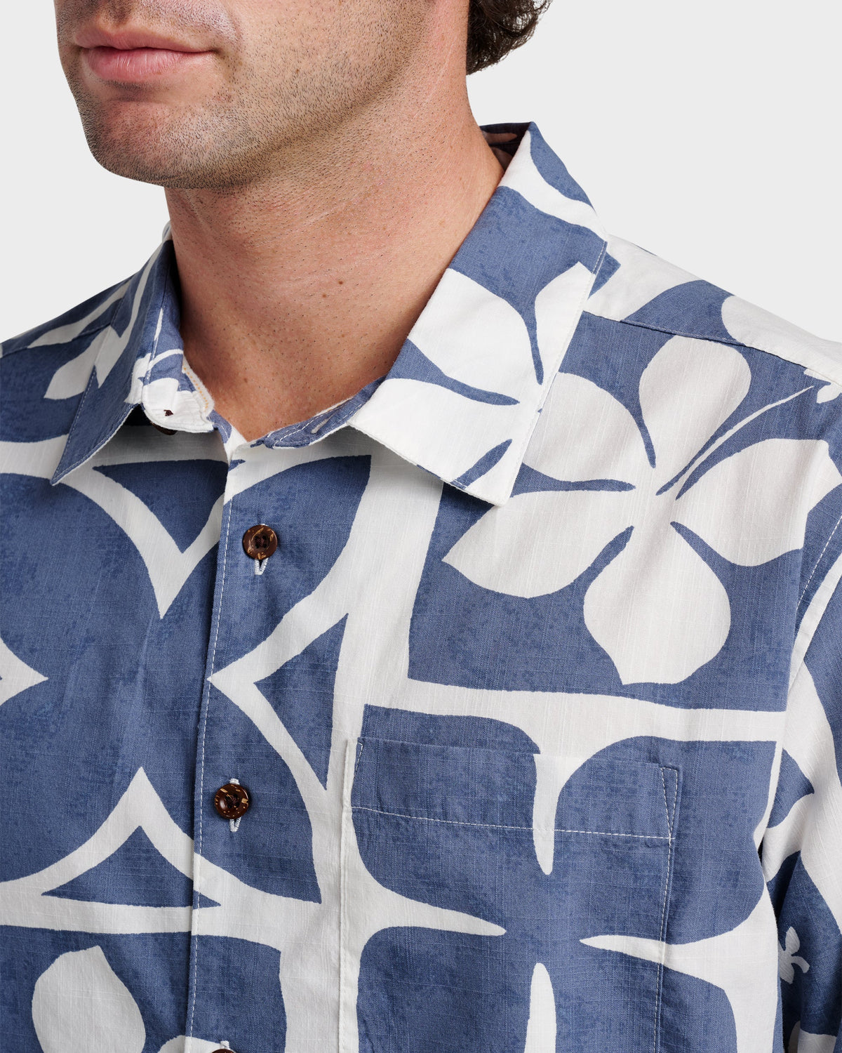 Waterman Tiki Island Shirt - Flint Stone | Quick Silver