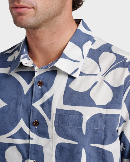 Waterman Tiki Island Shirt - Flint Stone | Quick Silver