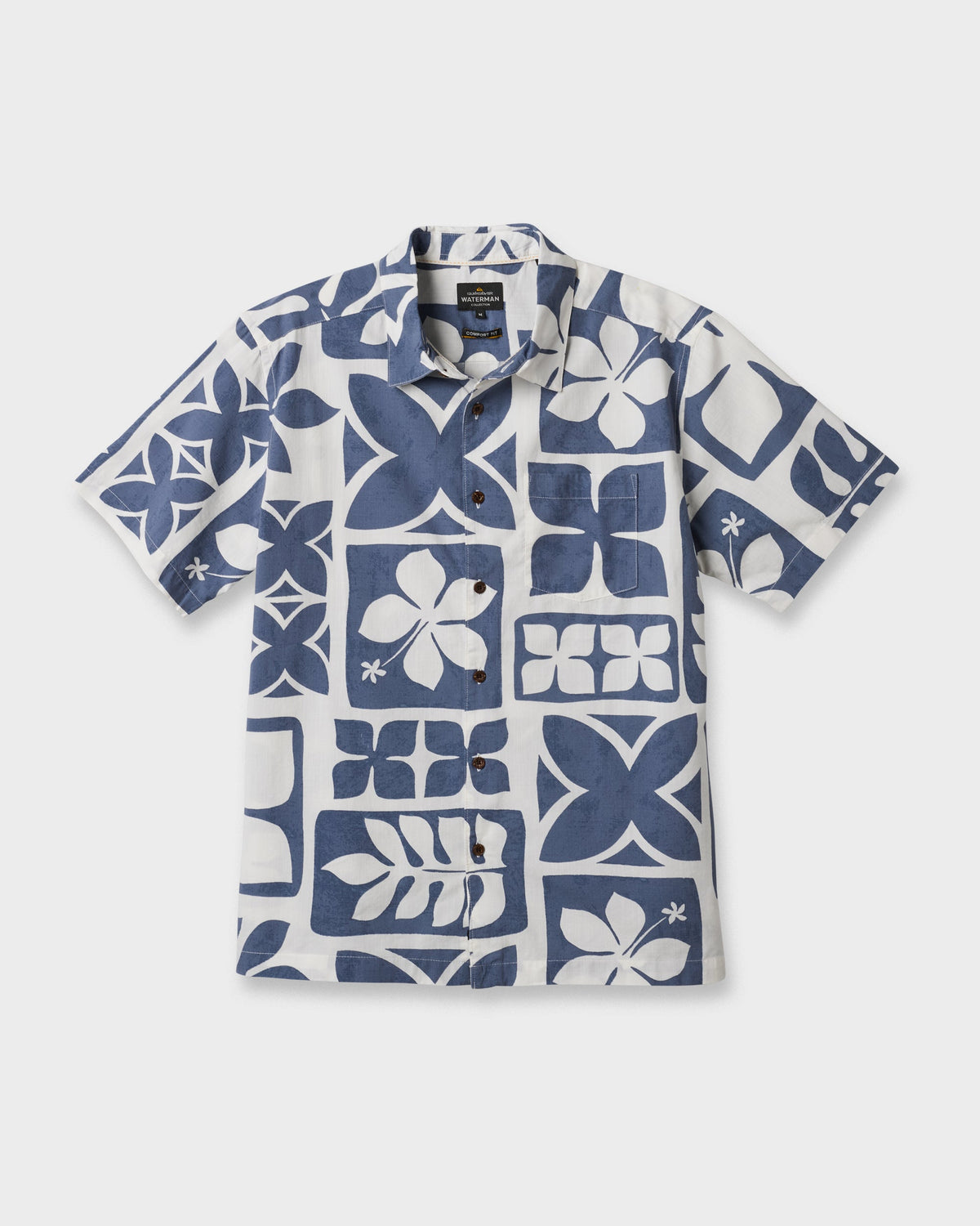 Waterman Tiki Island Shirt - Flint Stone | Quick Silver