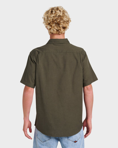 Shoreline Classic Short Sleeve Shirt - Grape Leaf | Quick Silver