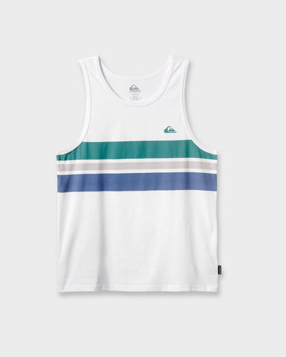 Og Stripe Tank - White | Quick Silver