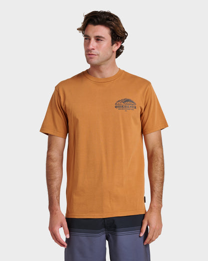 Going Leftpigment Dye T-Shirt - Almond | Quick Silver