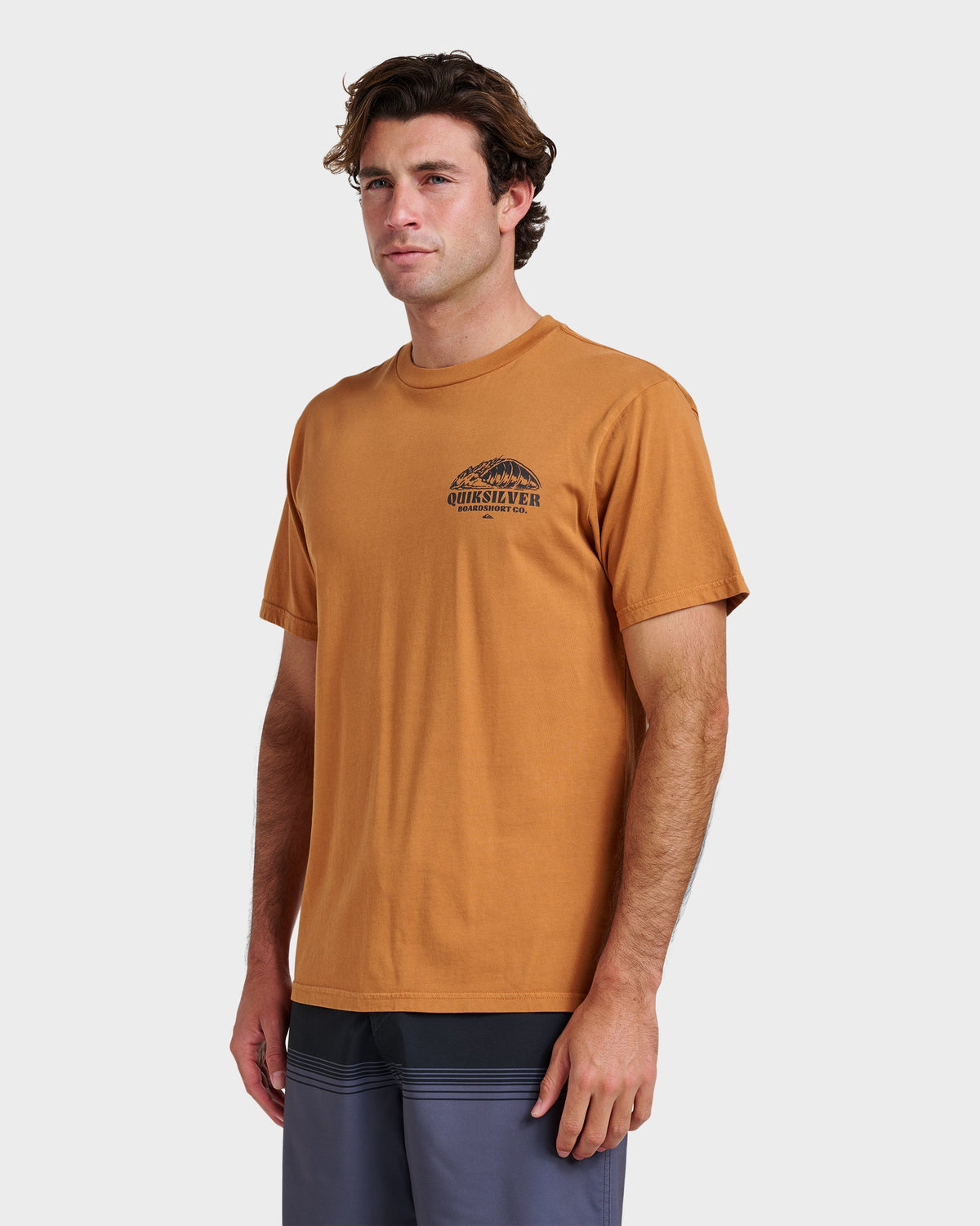 Going Leftpigment Dye T-Shirt - Almond | Quick Silver
