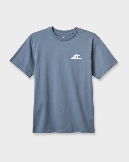 Primitive Scripture Classic T-shirt - China Blue | Quick Silver