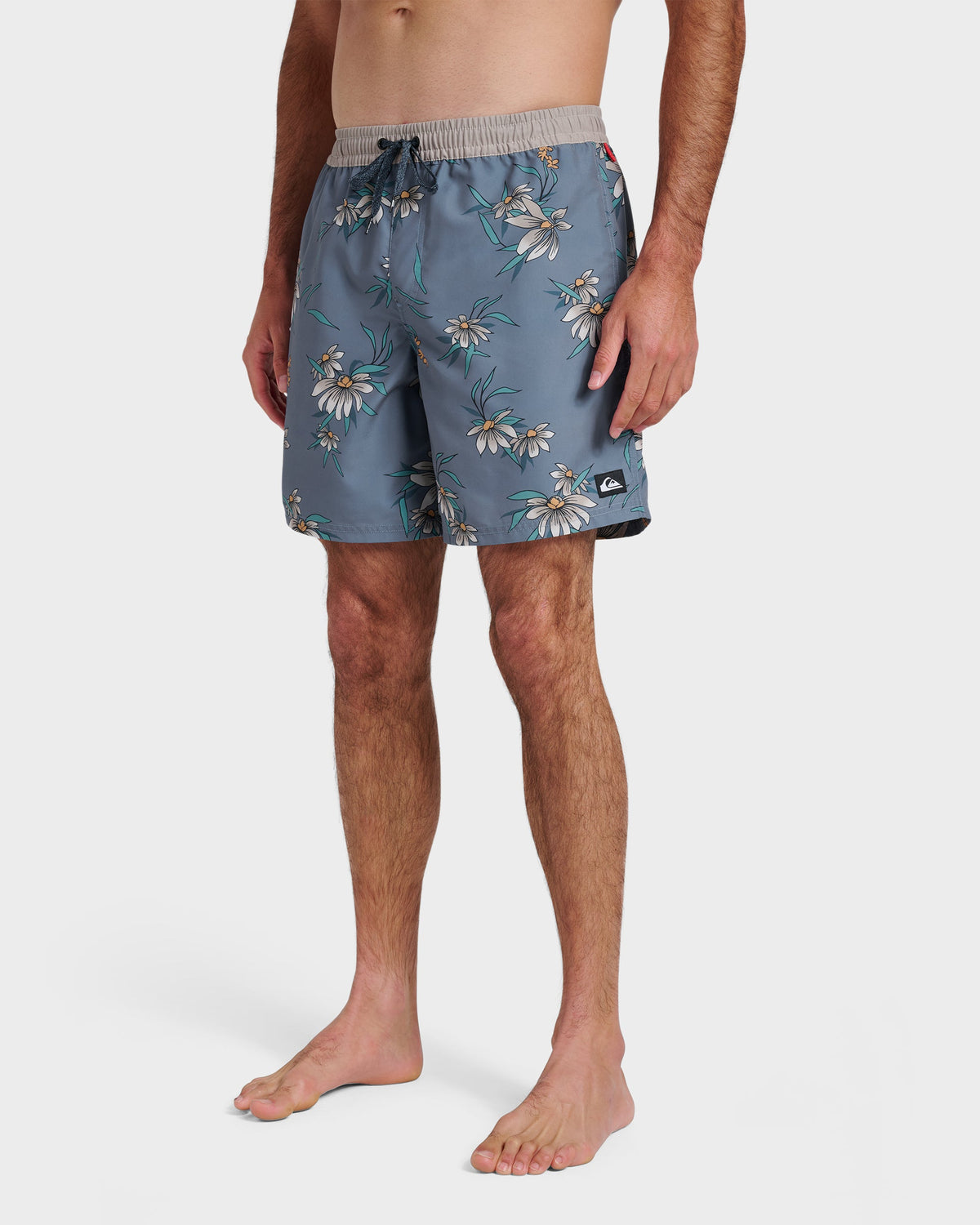 Everyday Coastal Flora 17" Swim Trunks - China Blue | Quick Silver