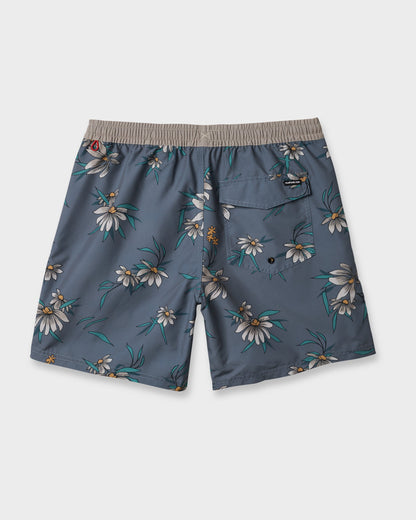 Everyday Coastal Flora 17" Swim Trunks - China Blue | Quick Silver