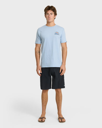 Ca Peelers T-Shirt - Ashley Blue | Quick Silver