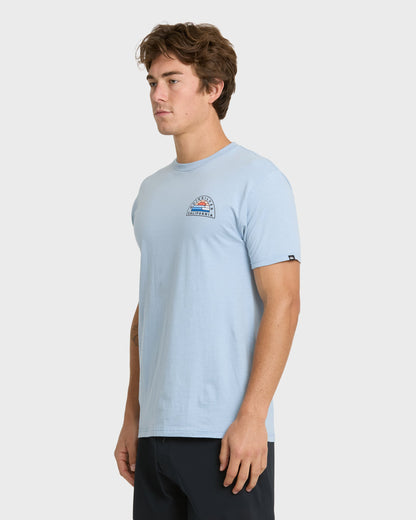 Ca Peelers T-Shirt - Ashley Blue | Quick Silver