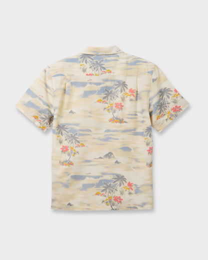 Tropical Surf Casual Short Sleeve Shirt - Birch | Quick Silver