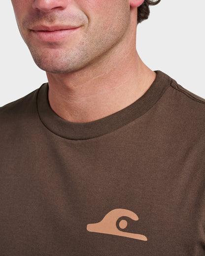 Primitive Scripture Classic T-shirt - Chocolate Brown | Quick Silver