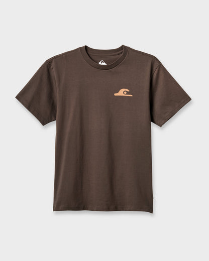 Primitive Scripture Classic T-shirt - Chocolate Brown | Quick Silver