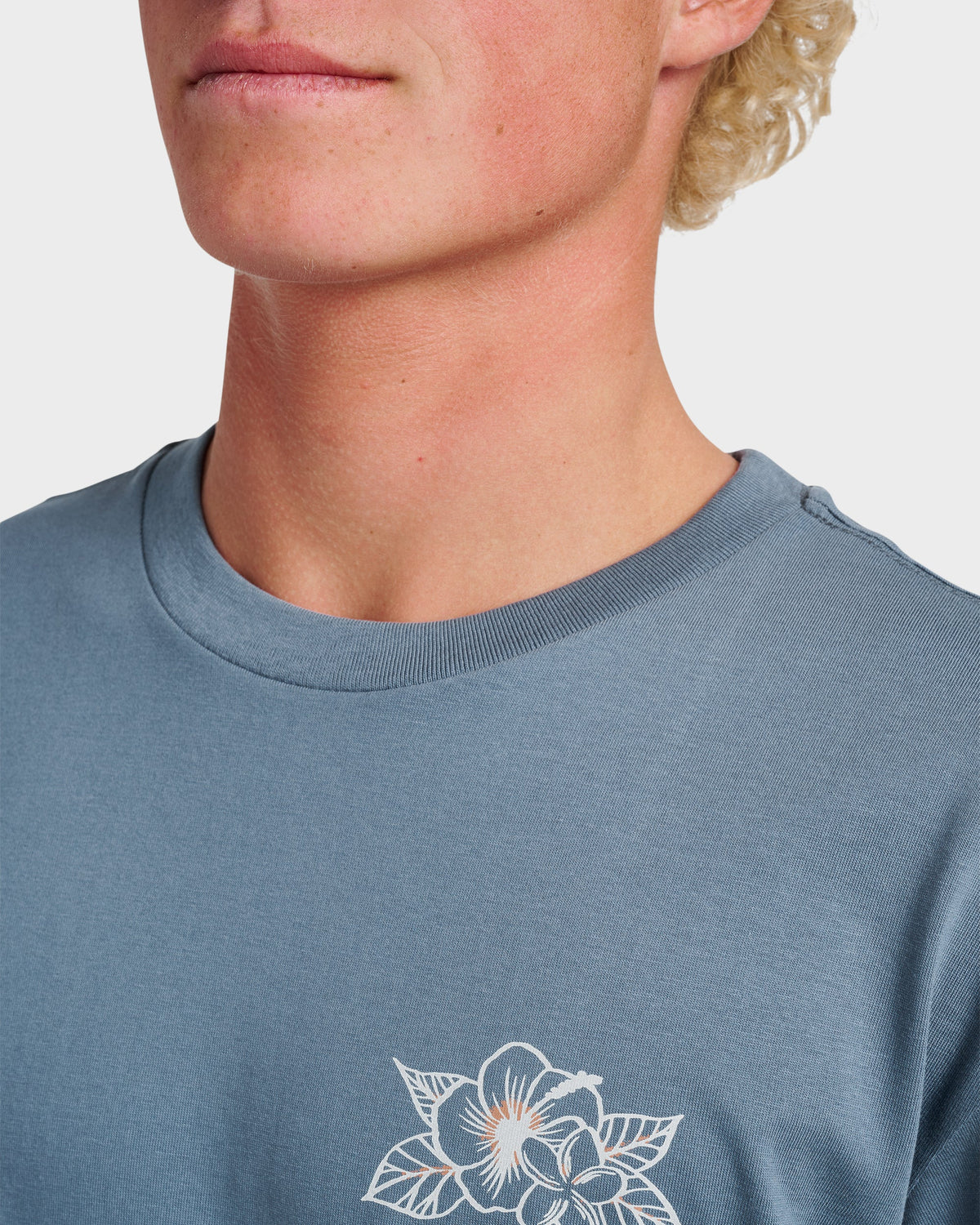 Floral Needs Classic T-shirt - China Blue | Quick Silver