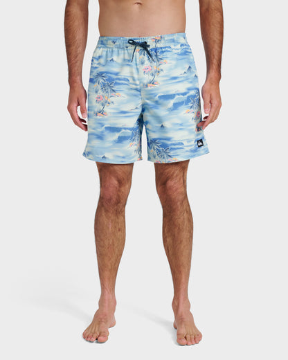 Everyday Tropical Surf 17" Swim Trunks - Total Eclipse | Quick Silver