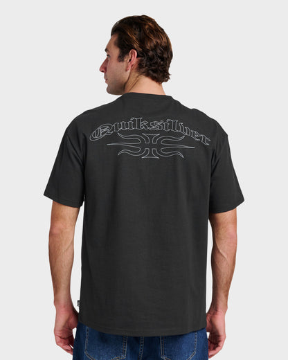 Stretch Tribal Mercury T-Shirt - Black | Quick Silver