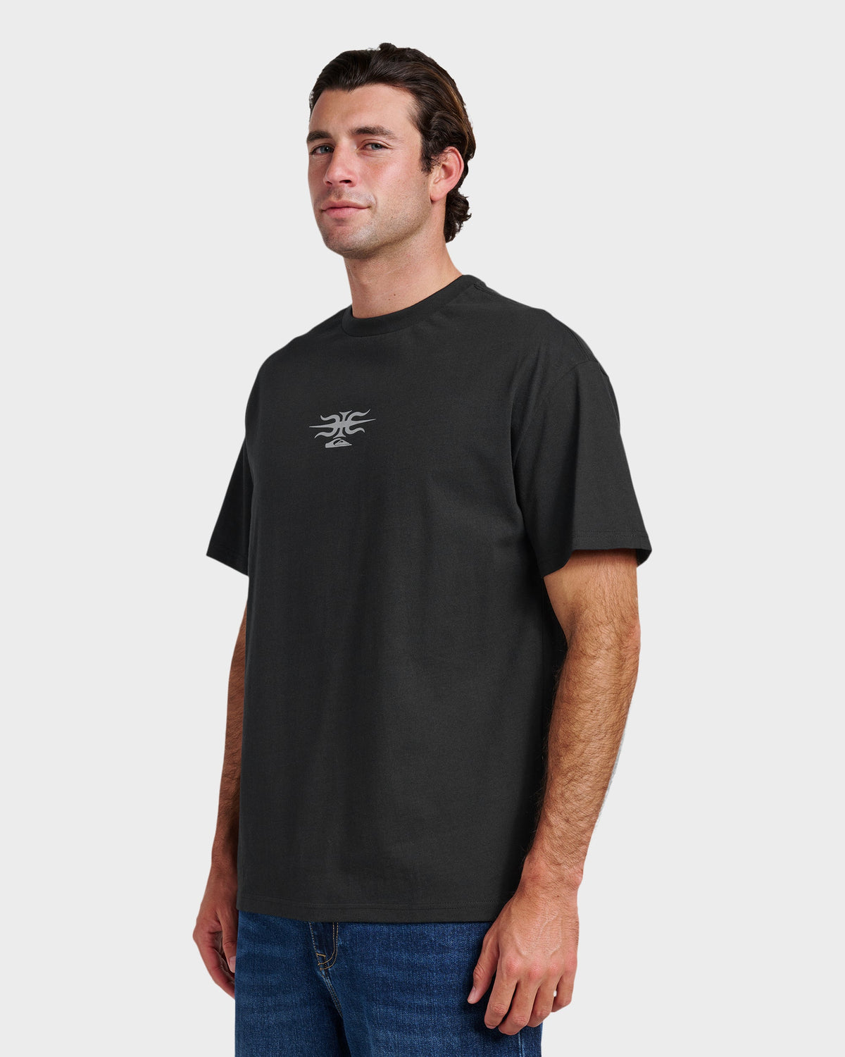 Stretch Tribal Mercury T-Shirt - Black | Quick Silver