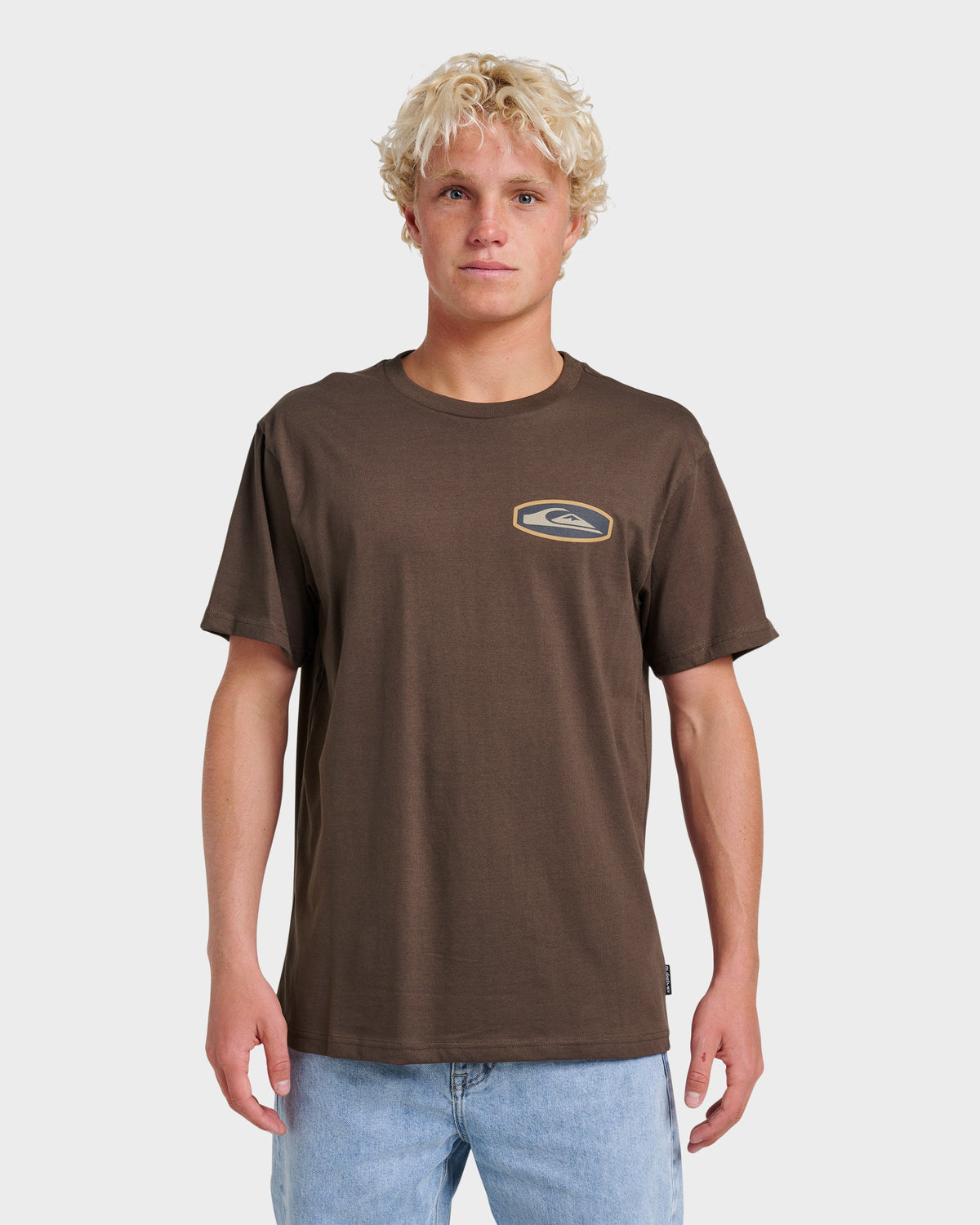 Stadium Emblem Classic T-shirt - Chocolate Brown | Quick Silver