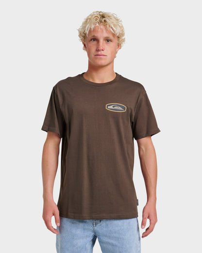 Stadium Emblem Classic T-shirt - Chocolate Brown | Quick Silver