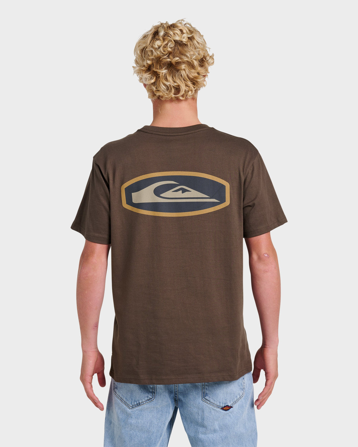 Stadium Emblem Classic T-shirt - Chocolate Brown | Quick Silver