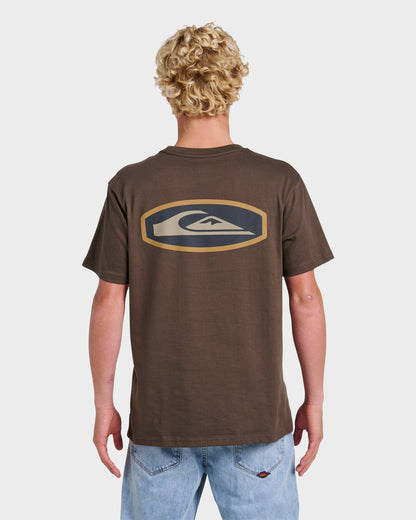 Stadium Emblem Classic T-shirt - Chocolate Brown | Quick Silver