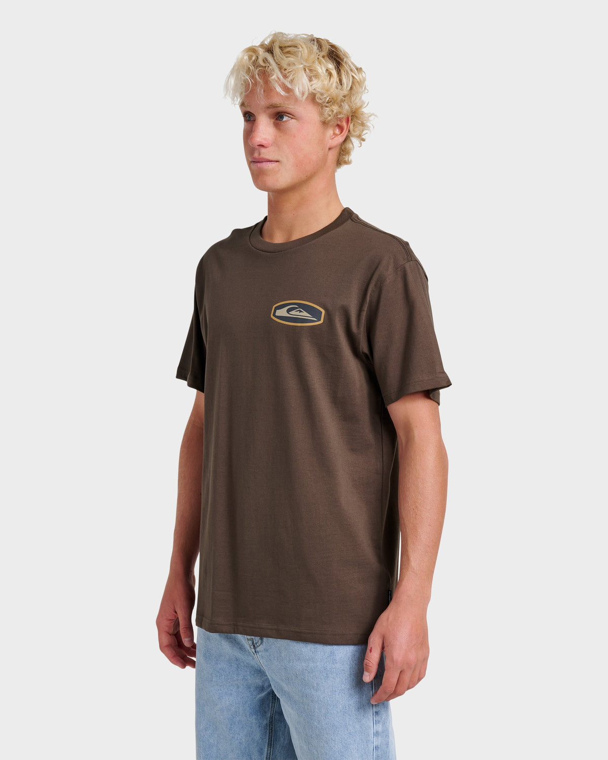 Stadium Emblem Classic T-shirt - Chocolate Brown | Quick Silver