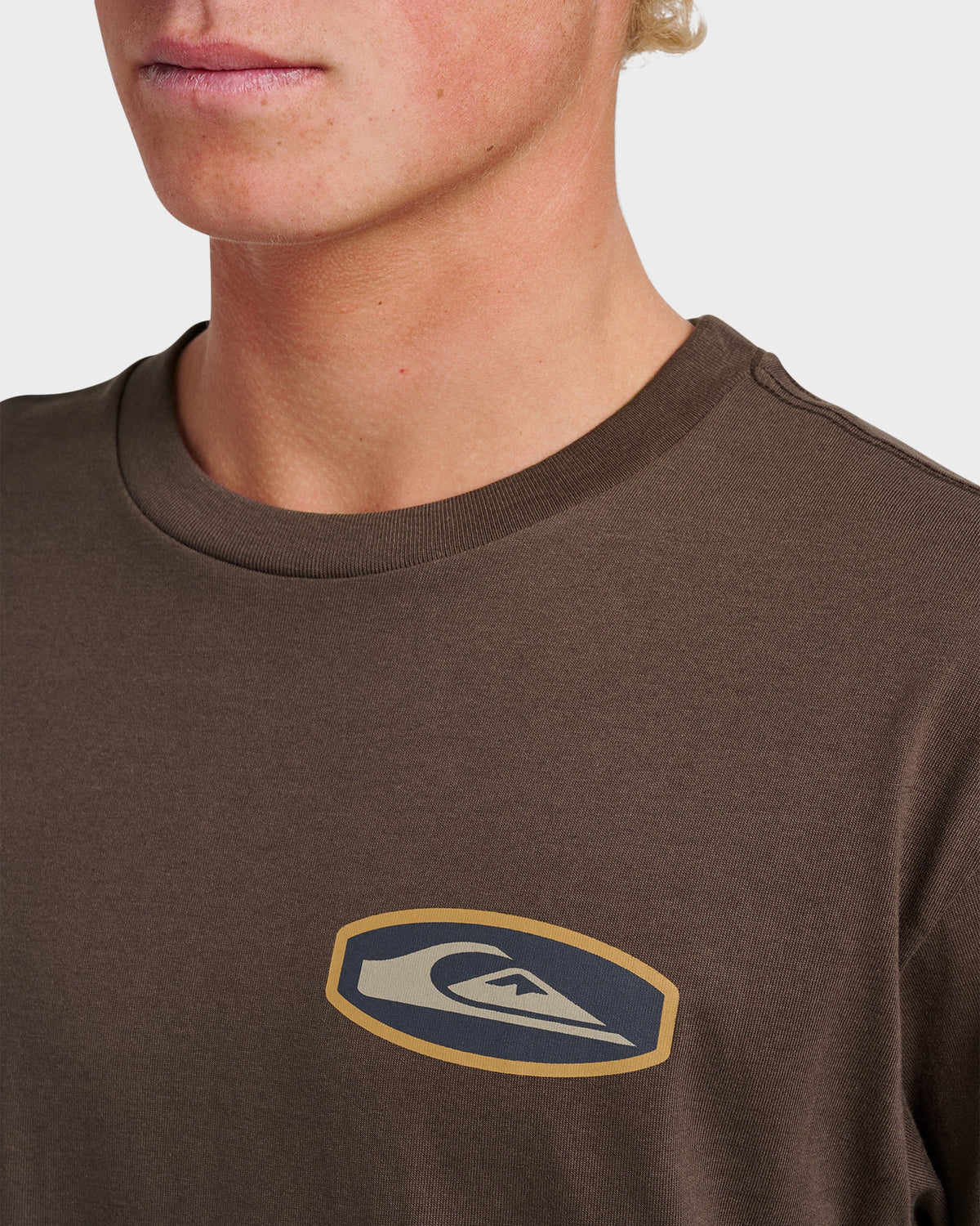 Stadium Emblem Classic T-shirt - Chocolate Brown | Quick Silver