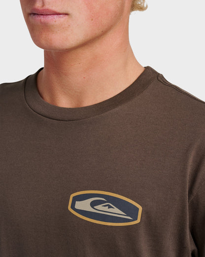 Stadium Emblem Classic T-shirt - Chocolate Brown | Quick Silver