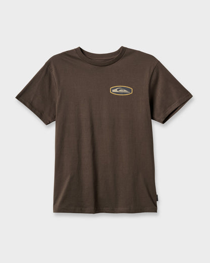 Stadium Emblem Classic T-shirt - Chocolate Brown | Quick Silver