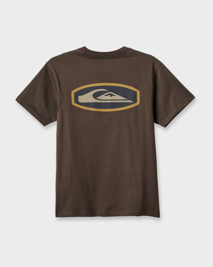 Stadium Emblem Classic T-shirt - Chocolate Brown | Quick Silver