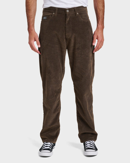 Landers Cord Pants - Chocolate Brown | Quick Silver