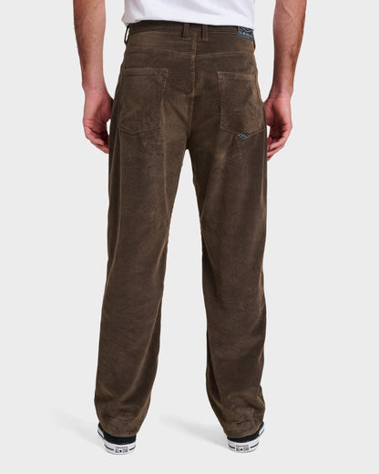 Landers Cord Pants - Chocolate Brown | Quick Silver