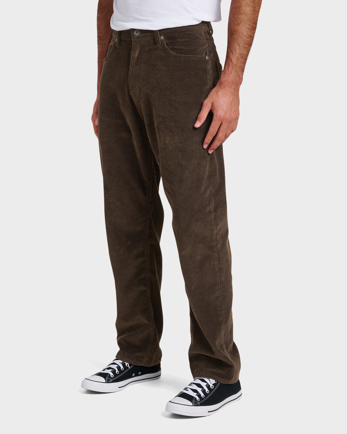 Landers Cord Pants - Chocolate Brown | Quick Silver