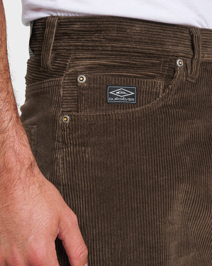 Landers Cord Pants - Chocolate Brown | Quick Silver