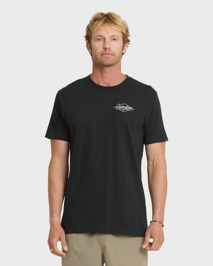 Cali Gold T-Shirt - Black | Quick Silver