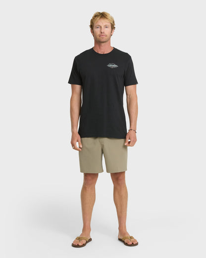 Cali Gold T-Shirt - Black | Quick Silver