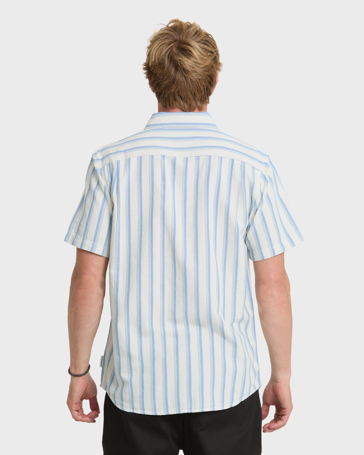 Oxford Stripe Classic Short Sleeve Shirt - Niagara | Quick Silver