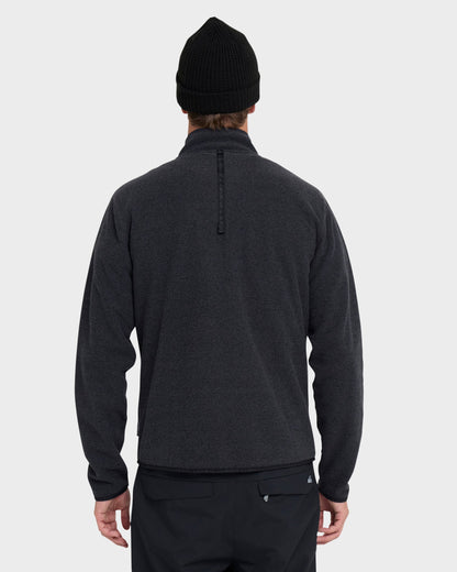 Aker Full Zip Technical Fleece - Black | Quick Silver